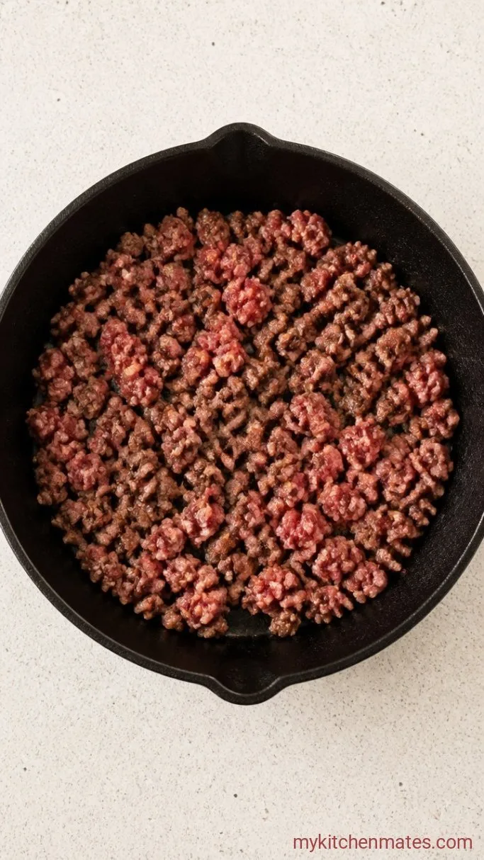 Step 1: Brown the Ground Beef