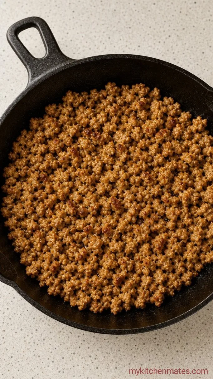 Step 1: Brown the Ground Turkey