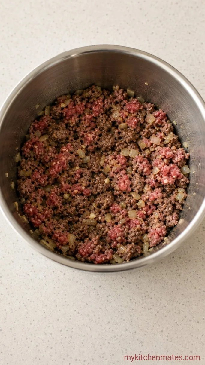 30-Minute Instant Pot Lasagna Soup Step 1: Brown the Meat and Aromatics
