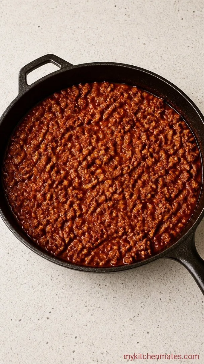 Creamy Lasagna with Bechamel Sauce (No Ricotta) Step 1: Brown the Meat and Build the Ragù