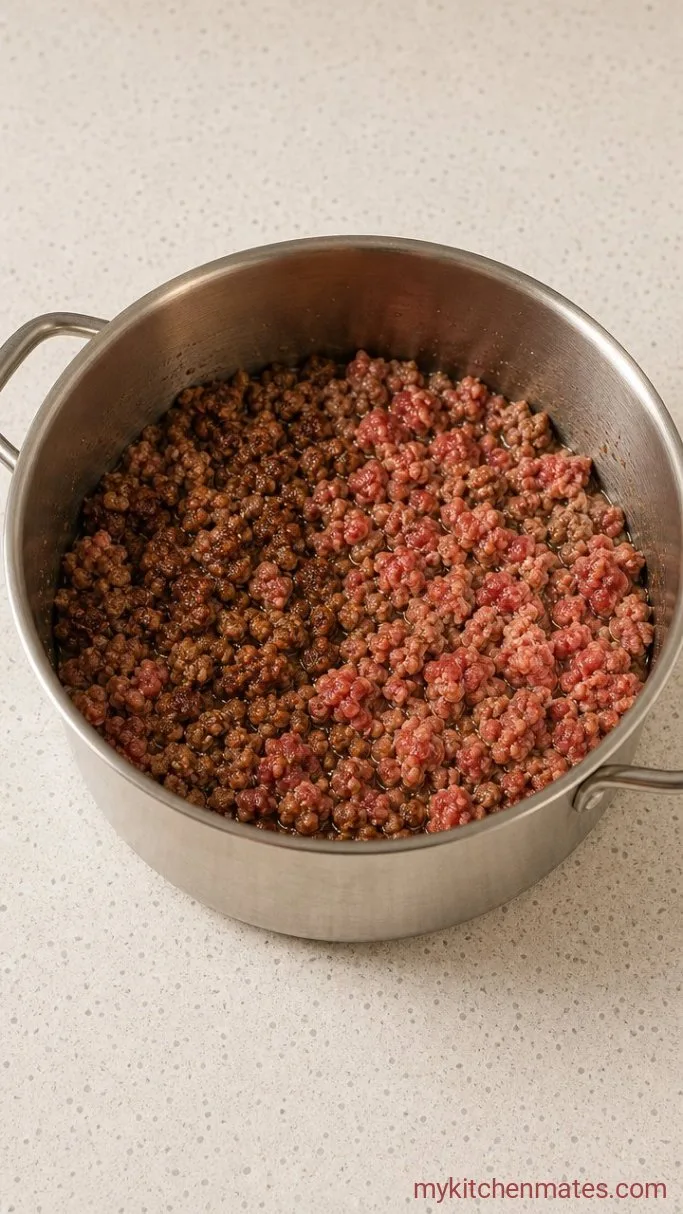 Step 1: Brown the Meat