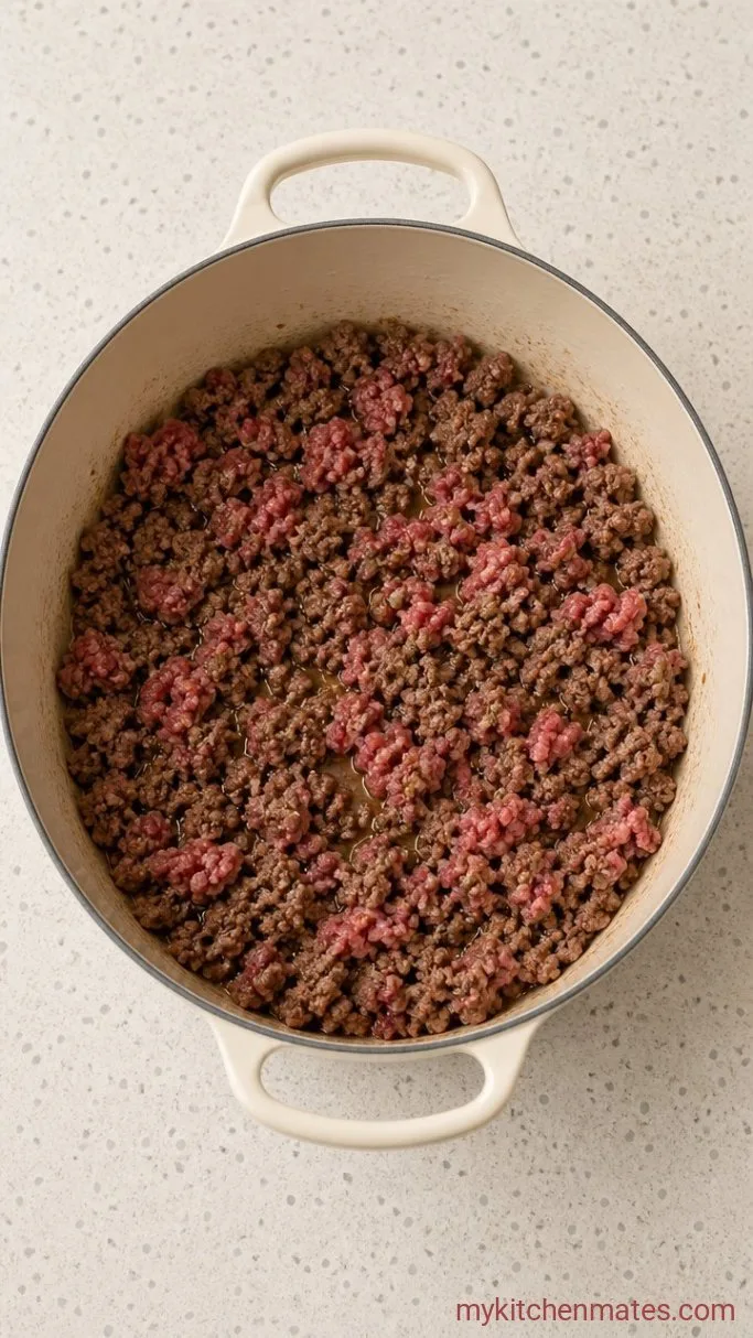 Step 1: Brown the Meat