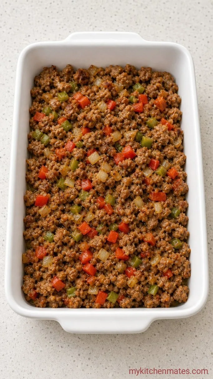 Step 1: Brown the Sausage and Vegetables