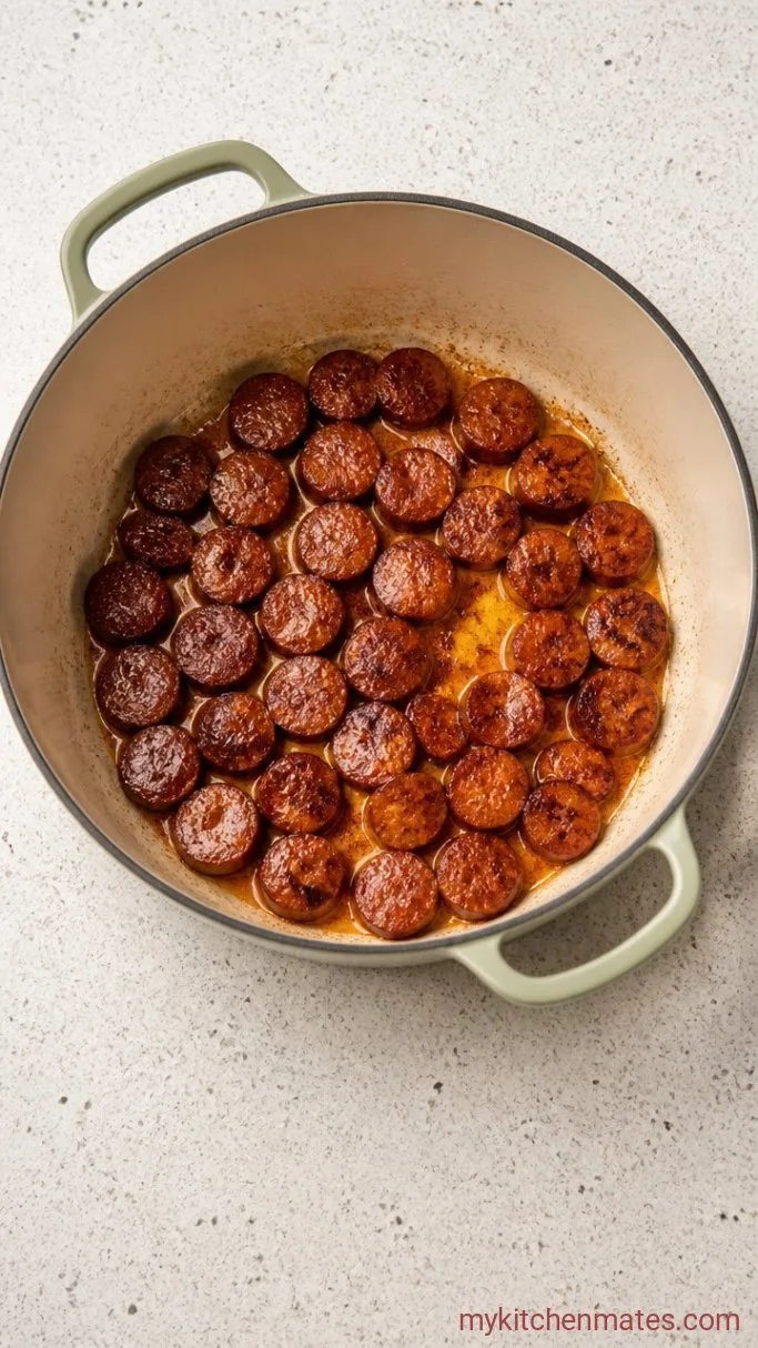 Step 1: Brown the Sausage