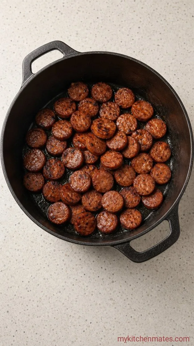 Step 1: Brown the Sausage