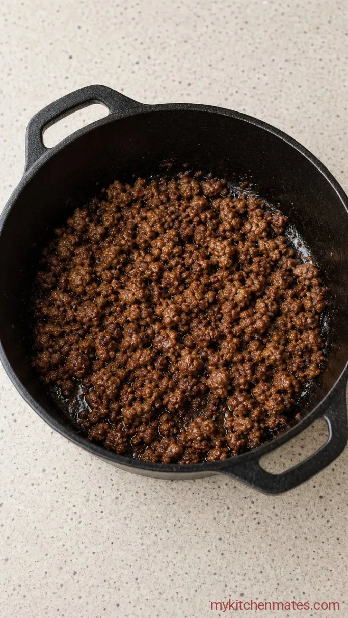 Step 1: Brown the Sausage