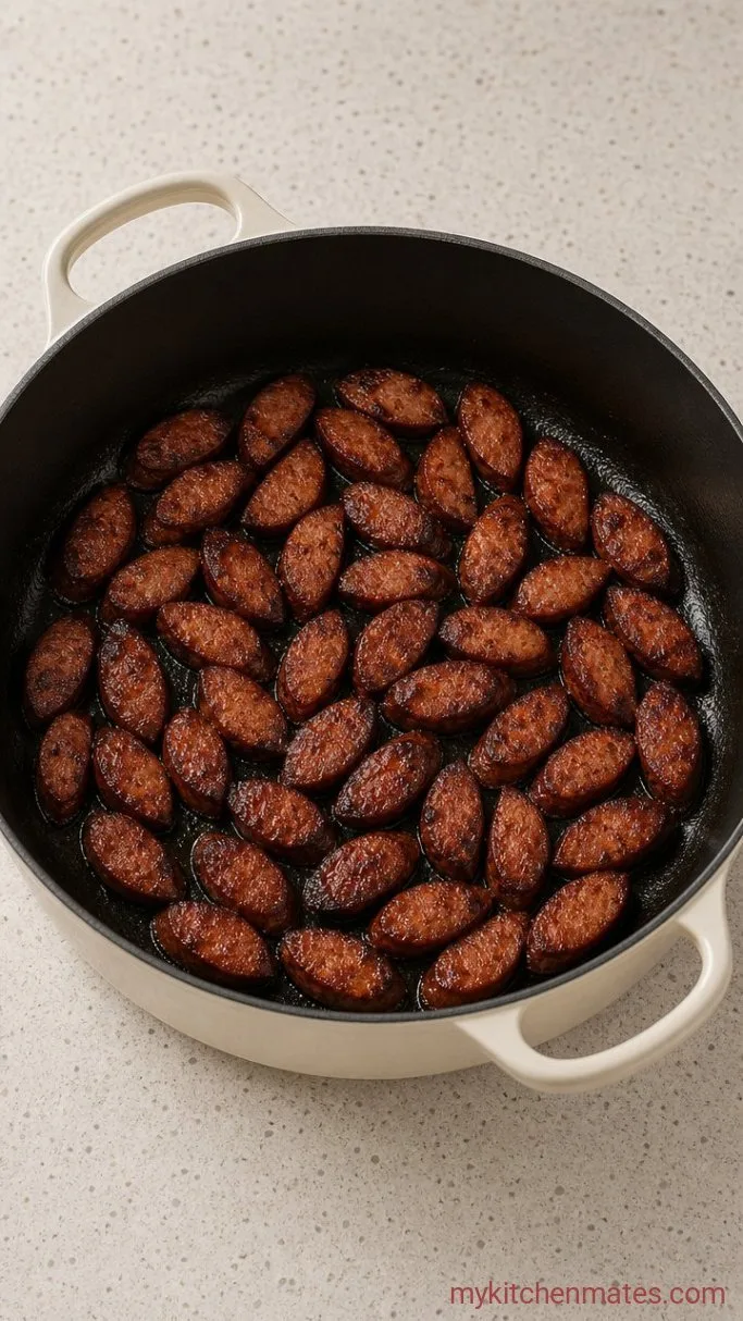 Step 1: Brown the Sausage