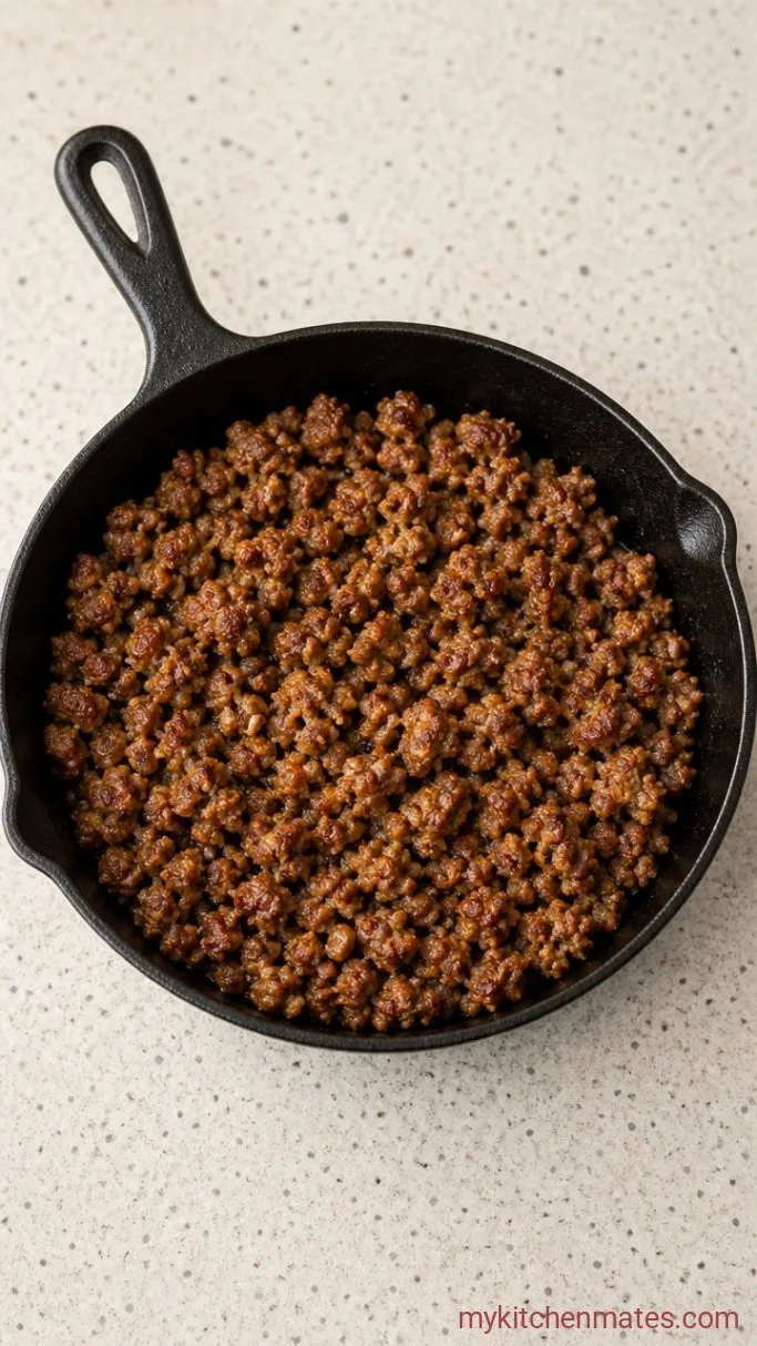 Step 1: Brown the Sausage