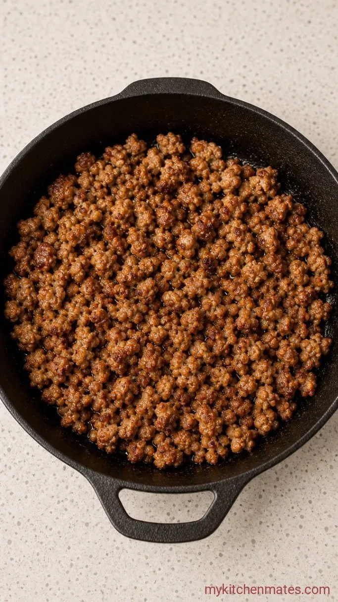 Step 1: Brown the Sausage