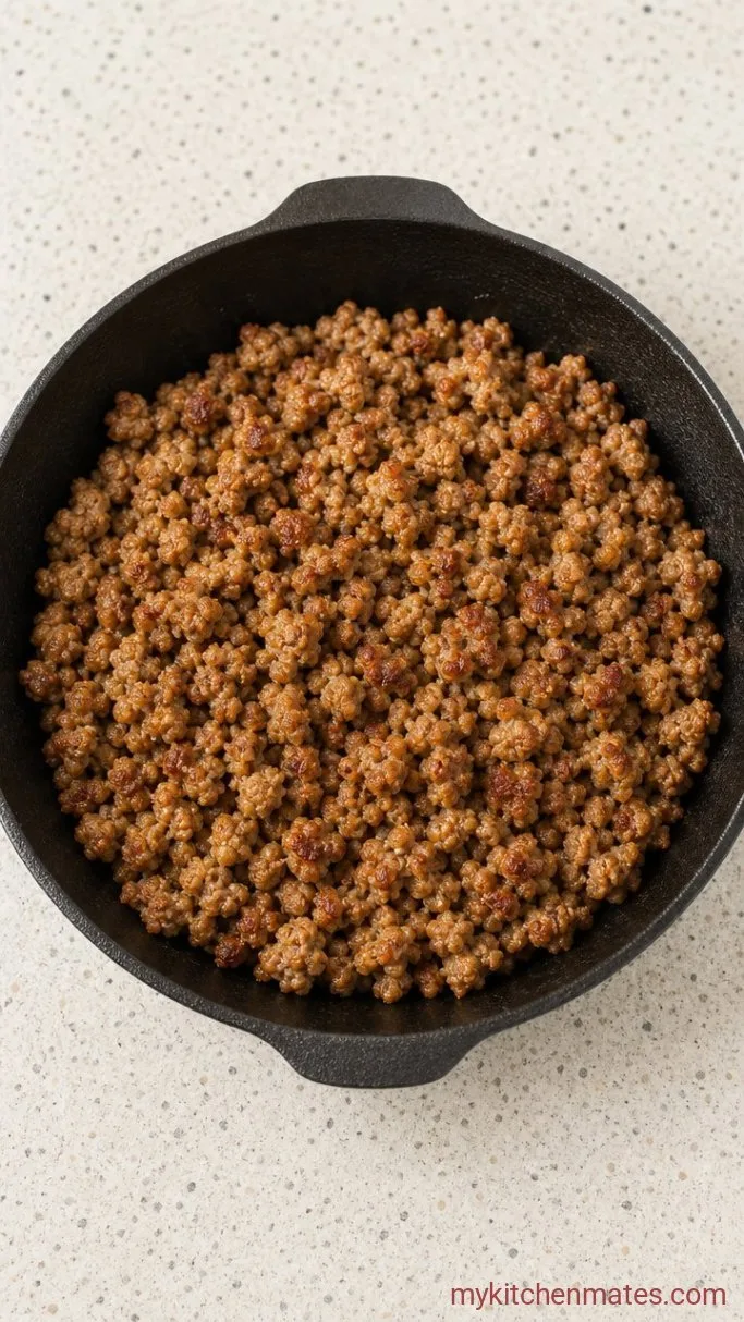 Step 1: Brown the Sausage