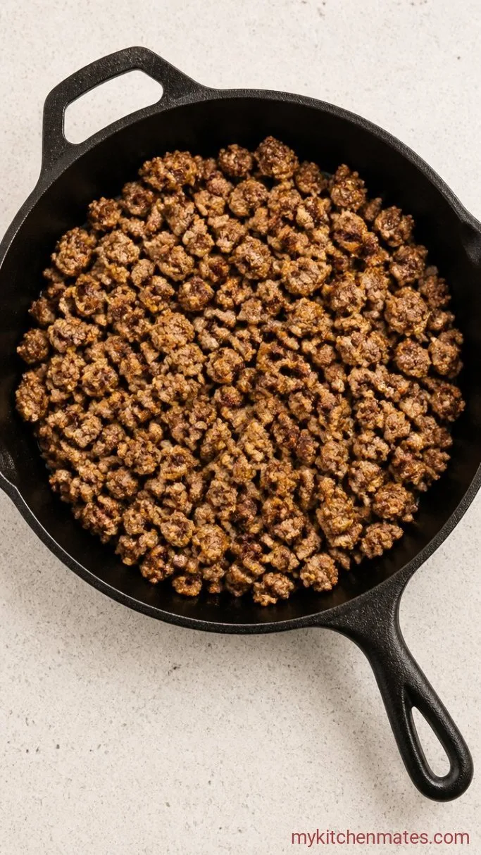 Step 1: Brown the Sausage