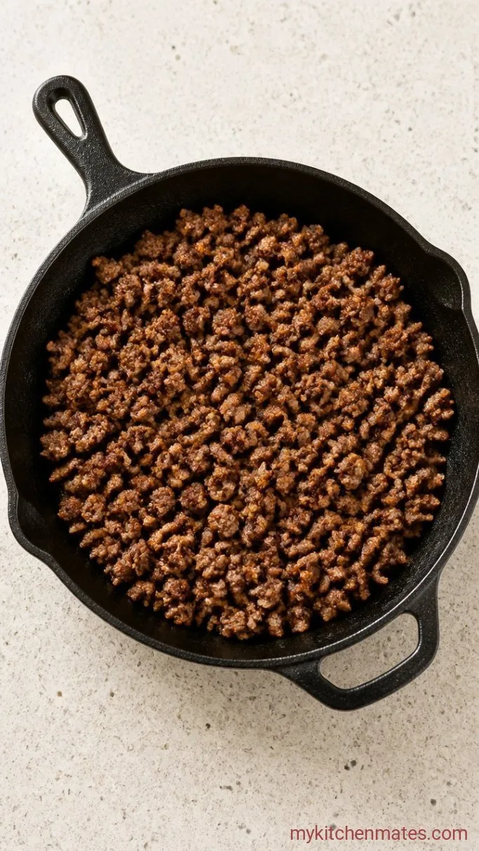 Step 1: Brown the Sausage