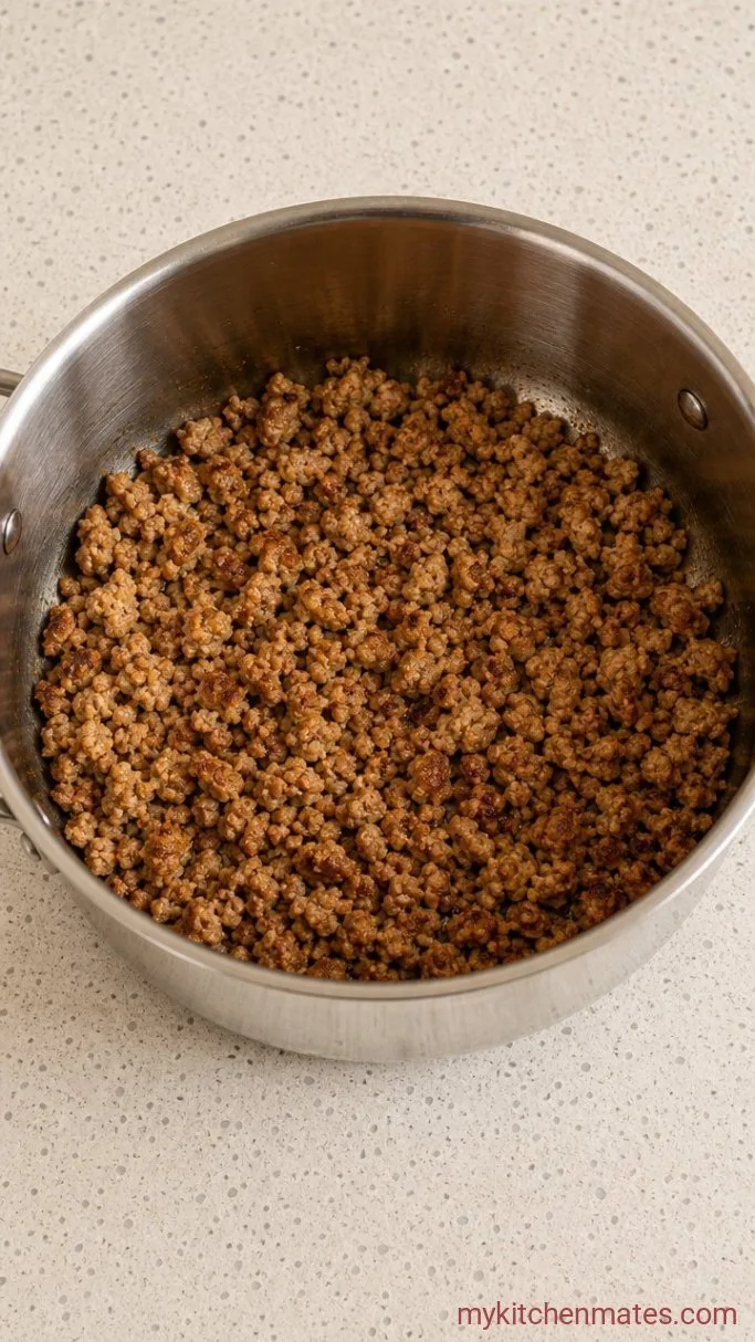 Hearty 30-Minute Ground Turkey Vegetable Soup Step 1: Brown the Turkey