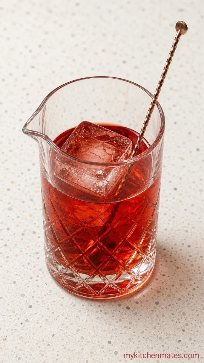 Classic 3-Ingredient Negroni Step 1: Build the Negroni