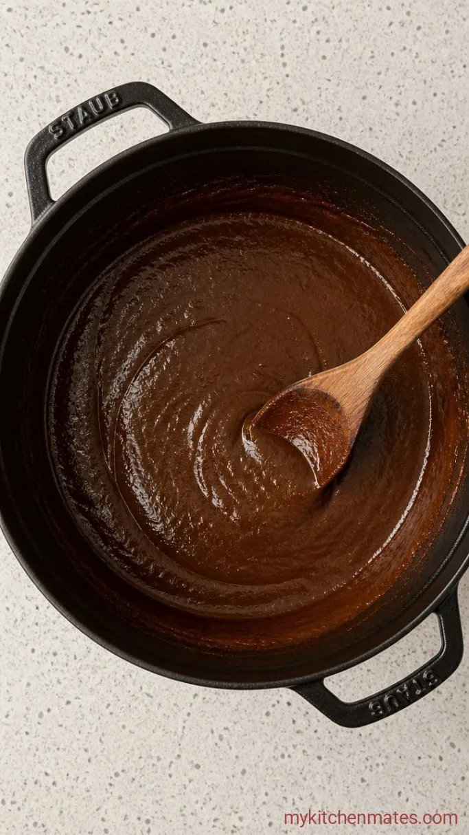 Shrimp and Sausage Gumbo with a Dark Roux Step 1: Build the Roux