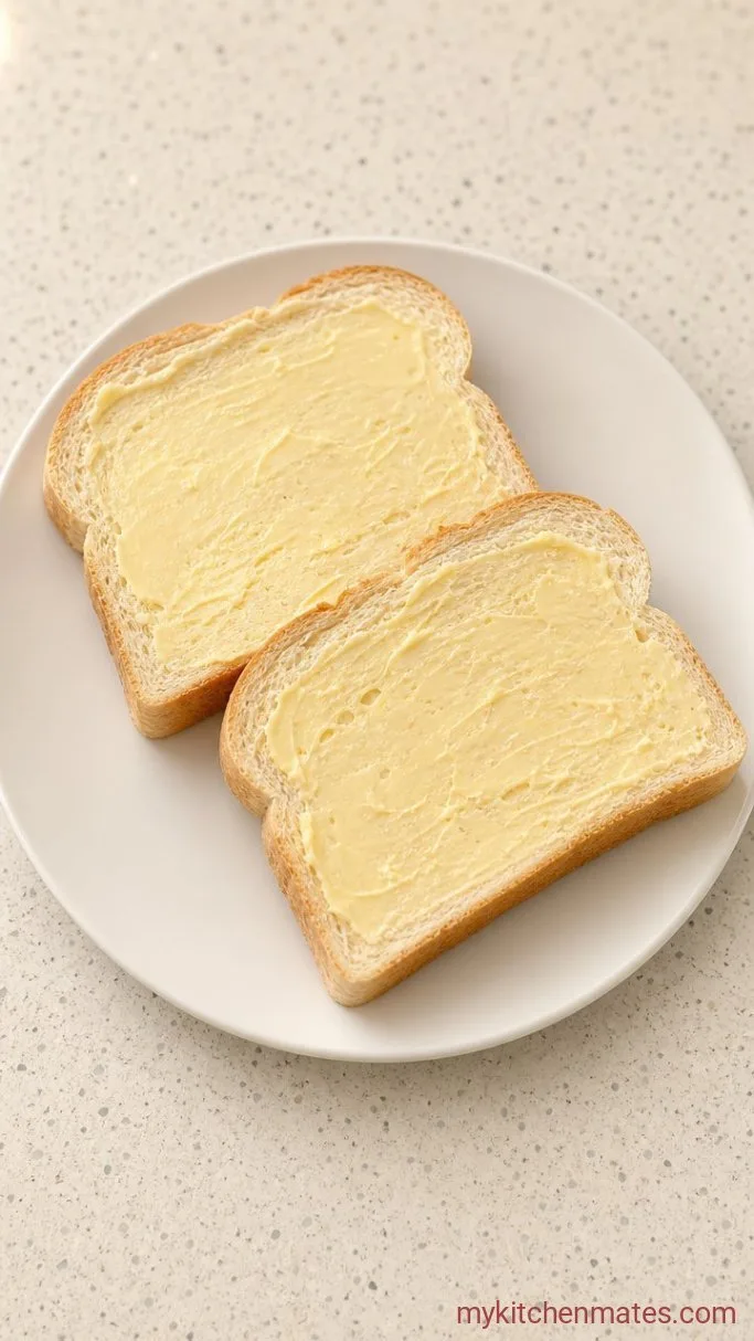 Step 1: Butter the Bread