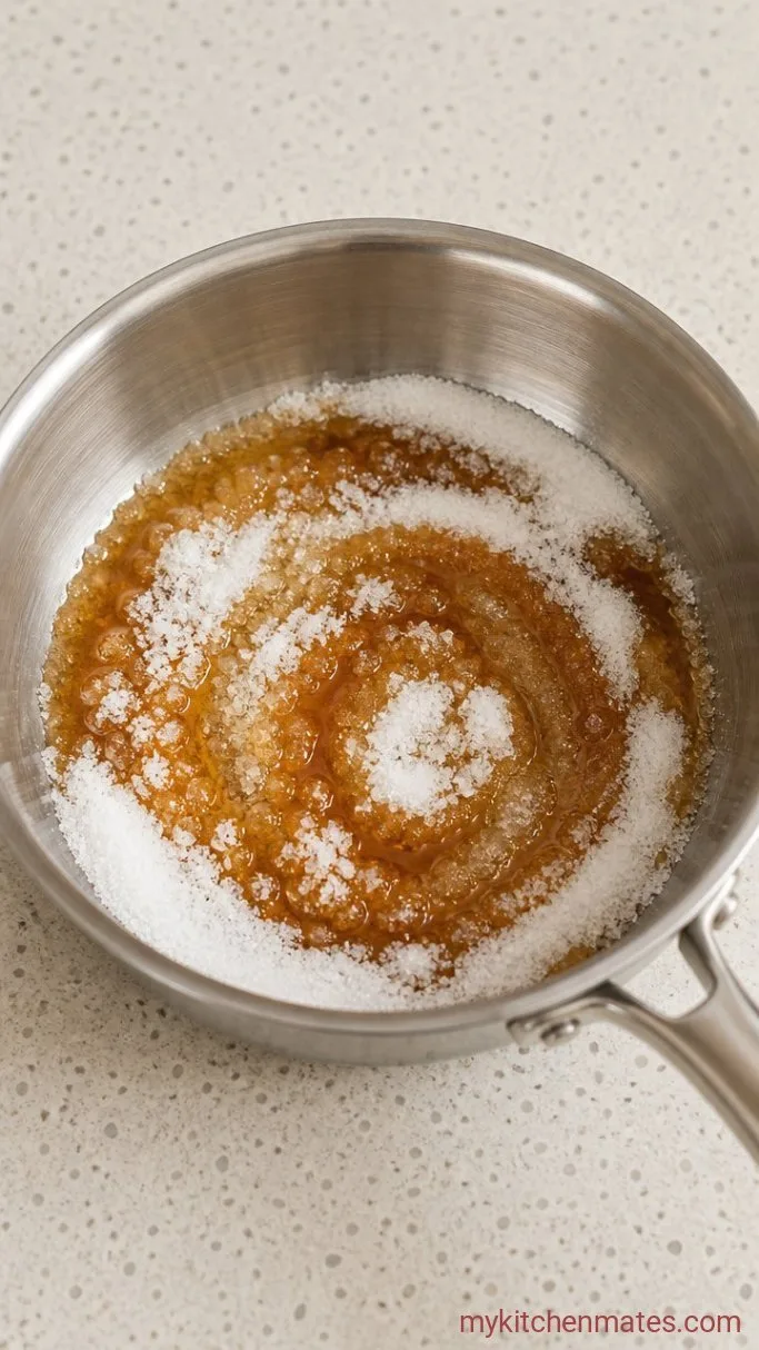 Step 1: Caramelise the Sugar