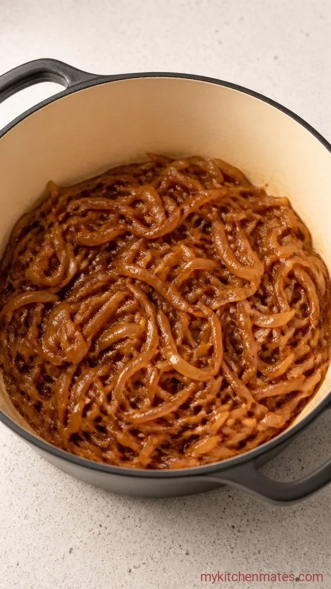 Step 1: Caramelize the Onions