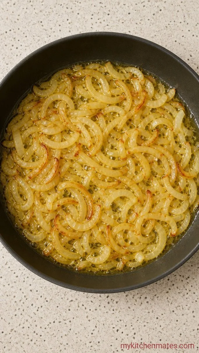 One-Pot Creamy Caramelized Onion Pasta Step 1: Caramelize the Onions