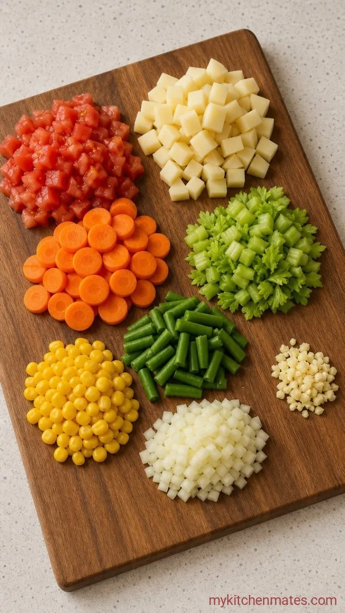 Step 1: Chop and Prep the Vegetables