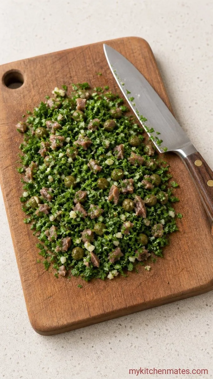 Step 1: Chop the Aromatics and Herbs