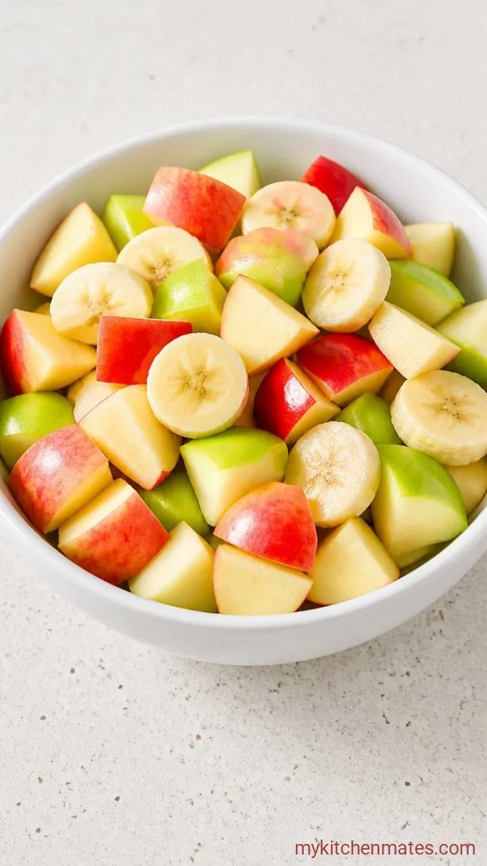 Step 1: Chop the Fruit