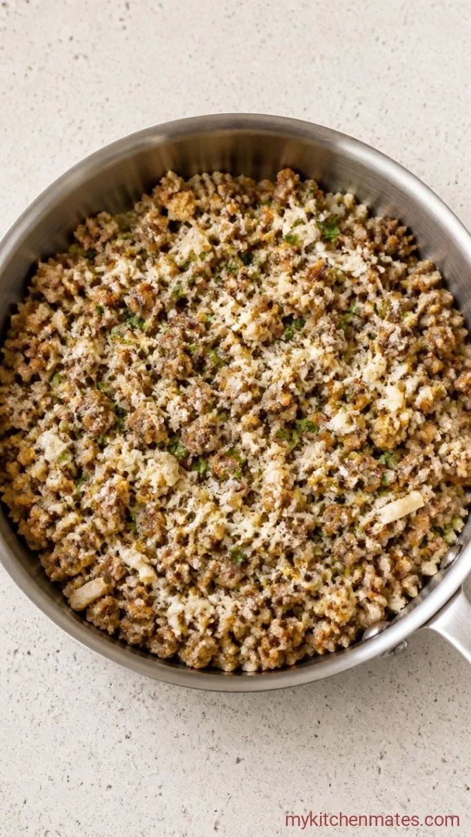 Olive Garden Stuffed Mushrooms with Sausage and Cheese Step 1: Clean and Prep the Mushrooms