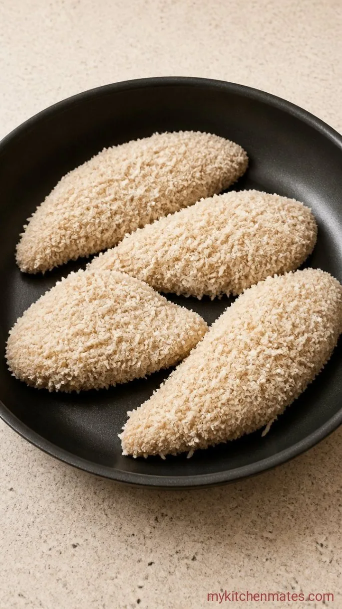 Crispy Coconut Crusted Fish Step 1: Coat the Fish