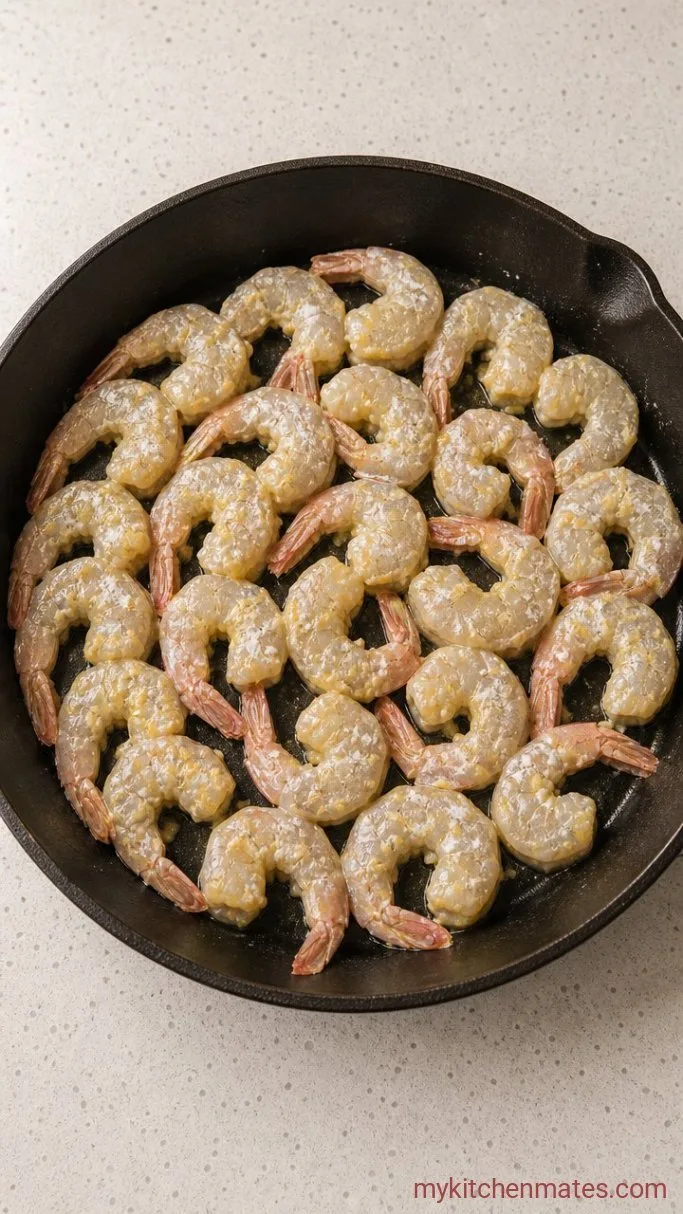 Step 1: Coat the Shrimp