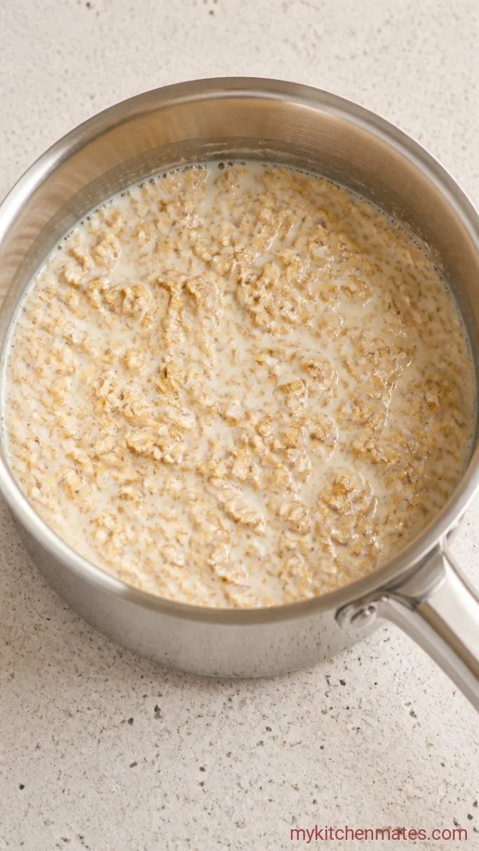 Step 1: Combine the Oats and Milk