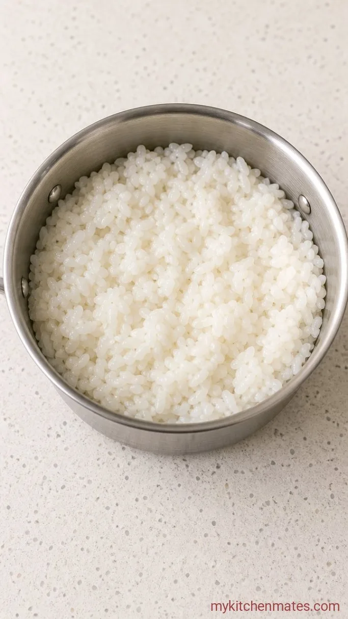 Step 1: Cook and Season the Sushi Rice
