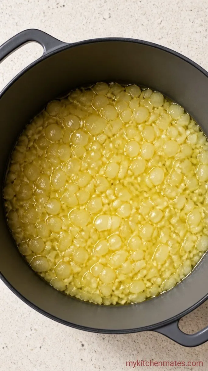 Quick Chicken and Dumplings with Canned Biscuits Step 1: Cook the Aromatics