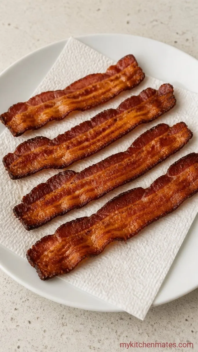 Classic Club Sandwich (Triple-Decker with Crispy Bacon) Step 1: Cook the Bacon