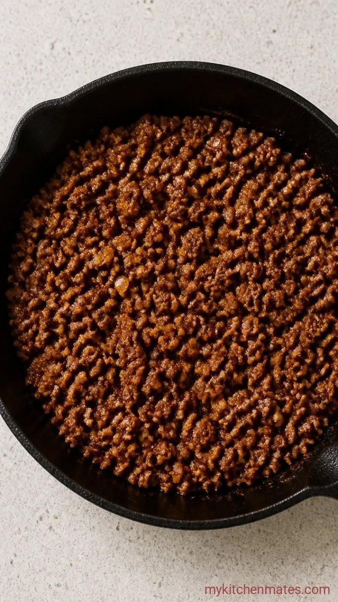 Mini Tacos Appetizers: Crispy, Cheesy Bites for Any Party Step 1: Cook the Beef Filling