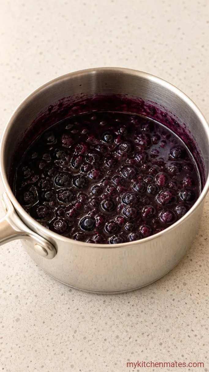 15-Minute Blueberry Yogurt Bowl with Warm Compote Step 1: Cook the Blueberry Compote