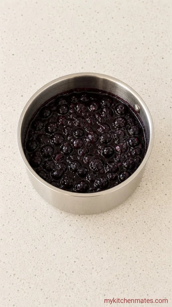 Step 1: Cook the Blueberry Compote