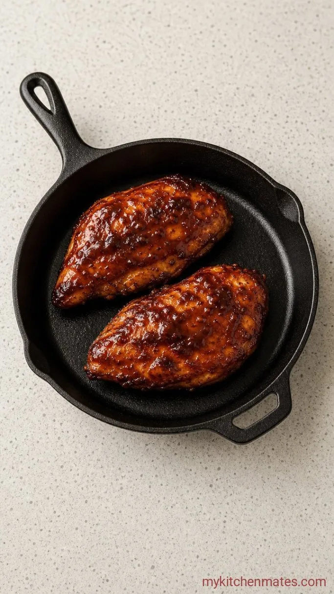 30-Minute BBQ Chicken Salad Step 1: Cook the Chicken
