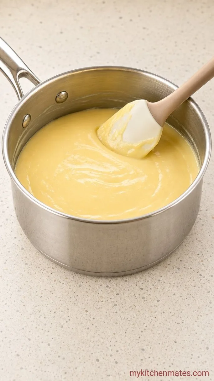 Creamy Gluten Free Banana Pudding (Made from Scratch) Step 1: Cook the Custard