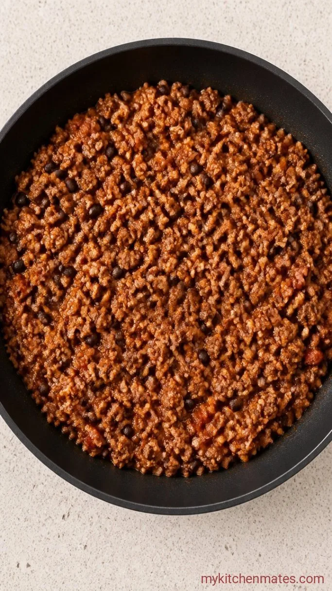 Crispy Sheet Pan Burritos (Oven-Baked, No Frying) Step 1: Cook the Filling