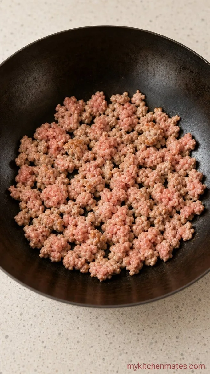 Step 1: Cook the Ground Turkey