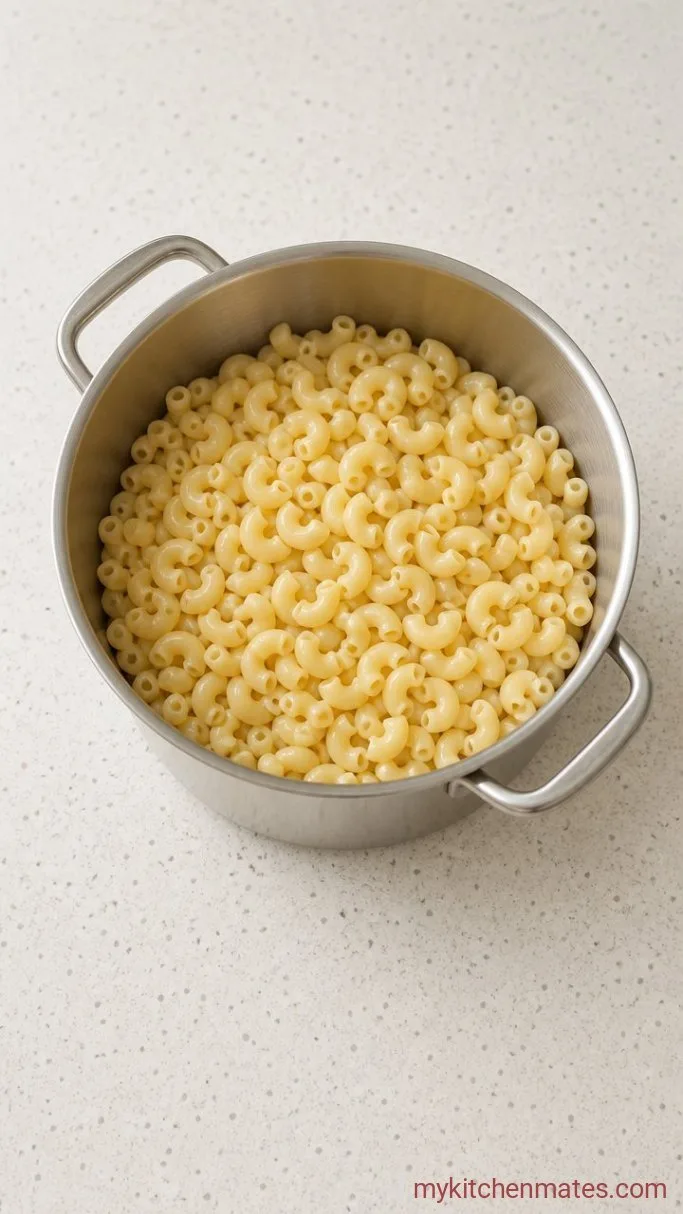 Creamy Macaroni Salad with Egg Step 1: Cook the Macaroni