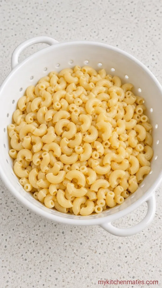 Creamy Vegan Macaroni Salad Step 1: Cook the Macaroni