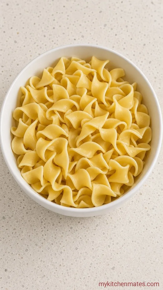 Creamy Crockpot Tuna Noodle Casserole Step 1: Cook the Noodles