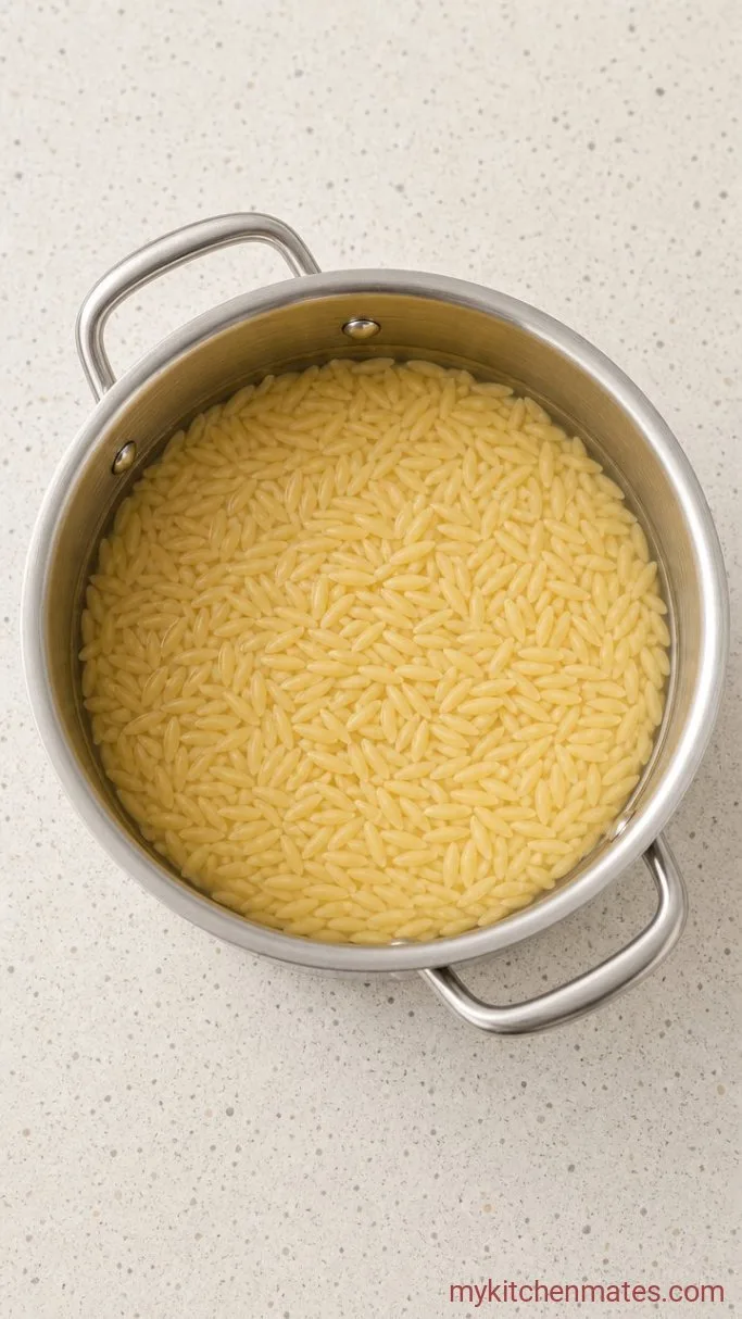 Step 1: Cook the Orzo