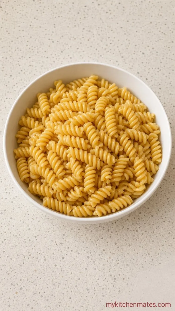Creamy High-Protein Cottage Cheese Pasta Salad Step 1: Cook the Pasta al Dente