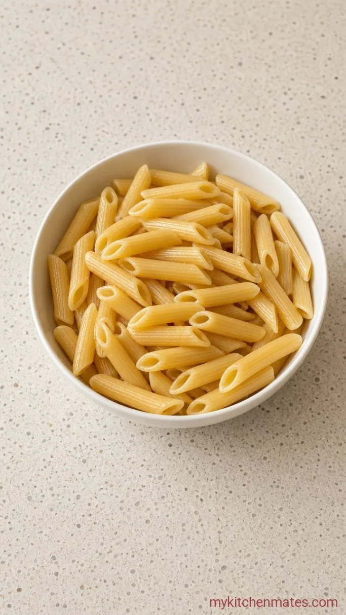 Creamy Chicken Alfredo Bake Step 1: Cook the Pasta