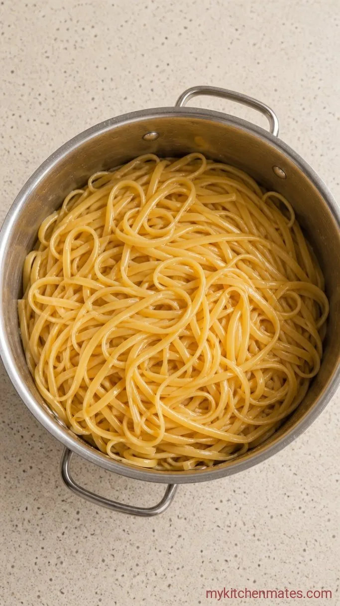20-Minute Lemon Salmon Pasta with Capers and Dill Step 1: Cook the Pasta