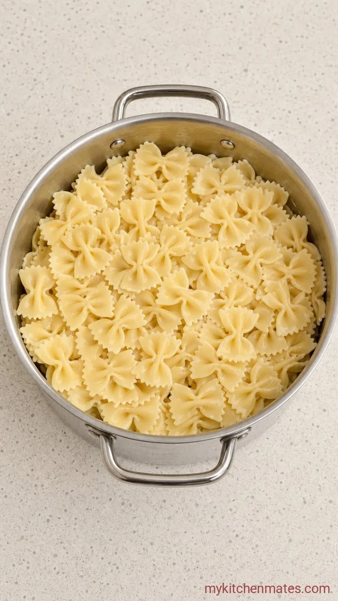 25-Minute Arugula Pasta Salad with Lemon and Parmesan Step 1: Cook the Pasta