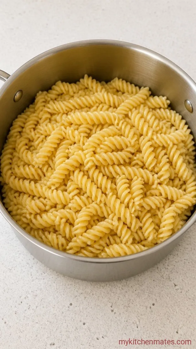 No-Cook Creamy Avocado Pesto Pasta Step 1: Cook the Pasta