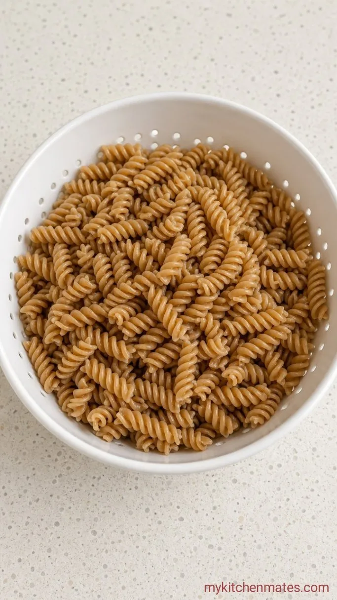 High-Protein Healthy Tuna Pasta Salad Step 1: Cook the Pasta